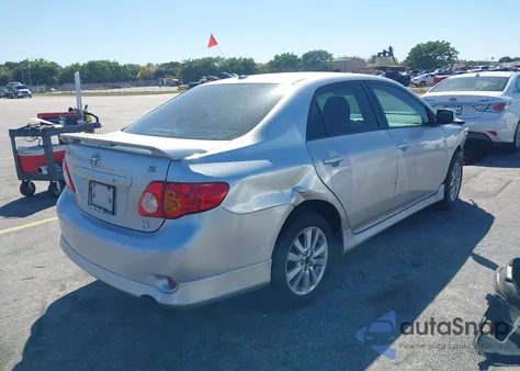 2009 Toyota Corolla S z USA, uszkodzony, nr VIN 2T1BU40E49C109595